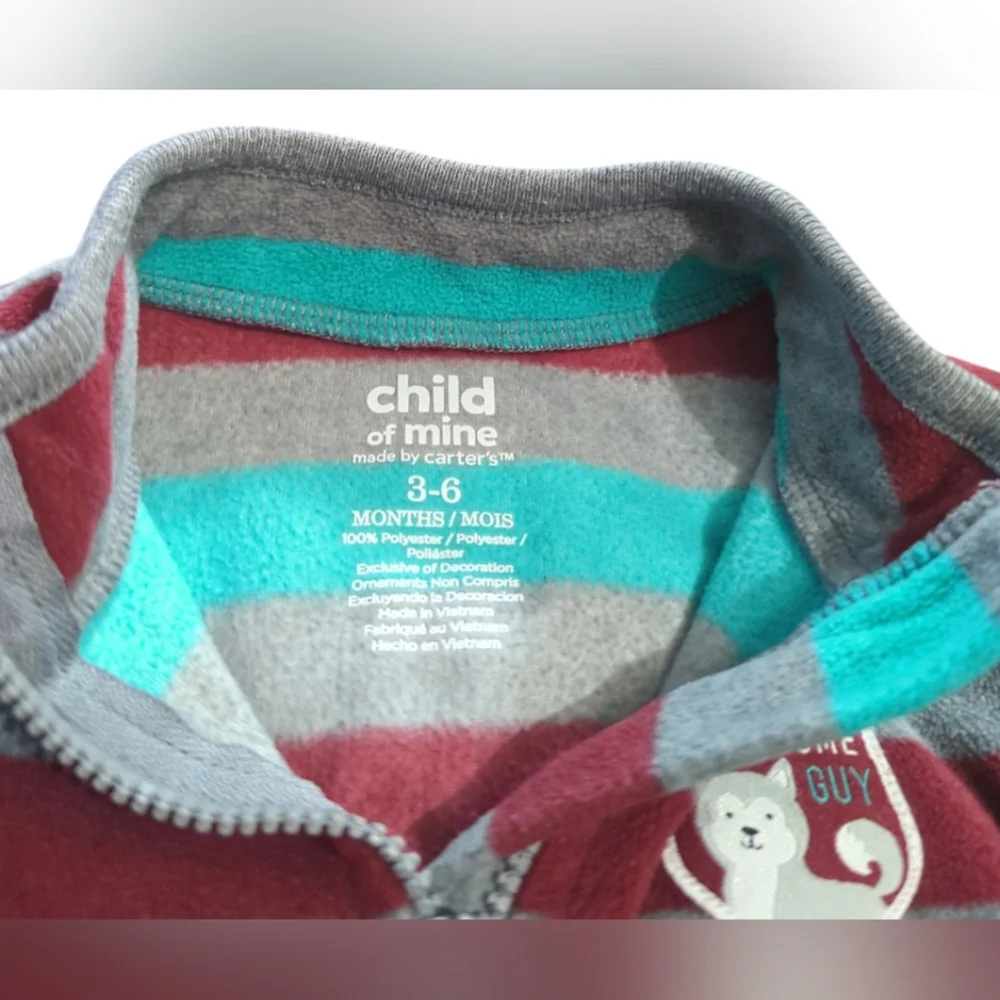 Child Of Mine Made By Carter's Striped Kids Pullover Size 3-6 Months.